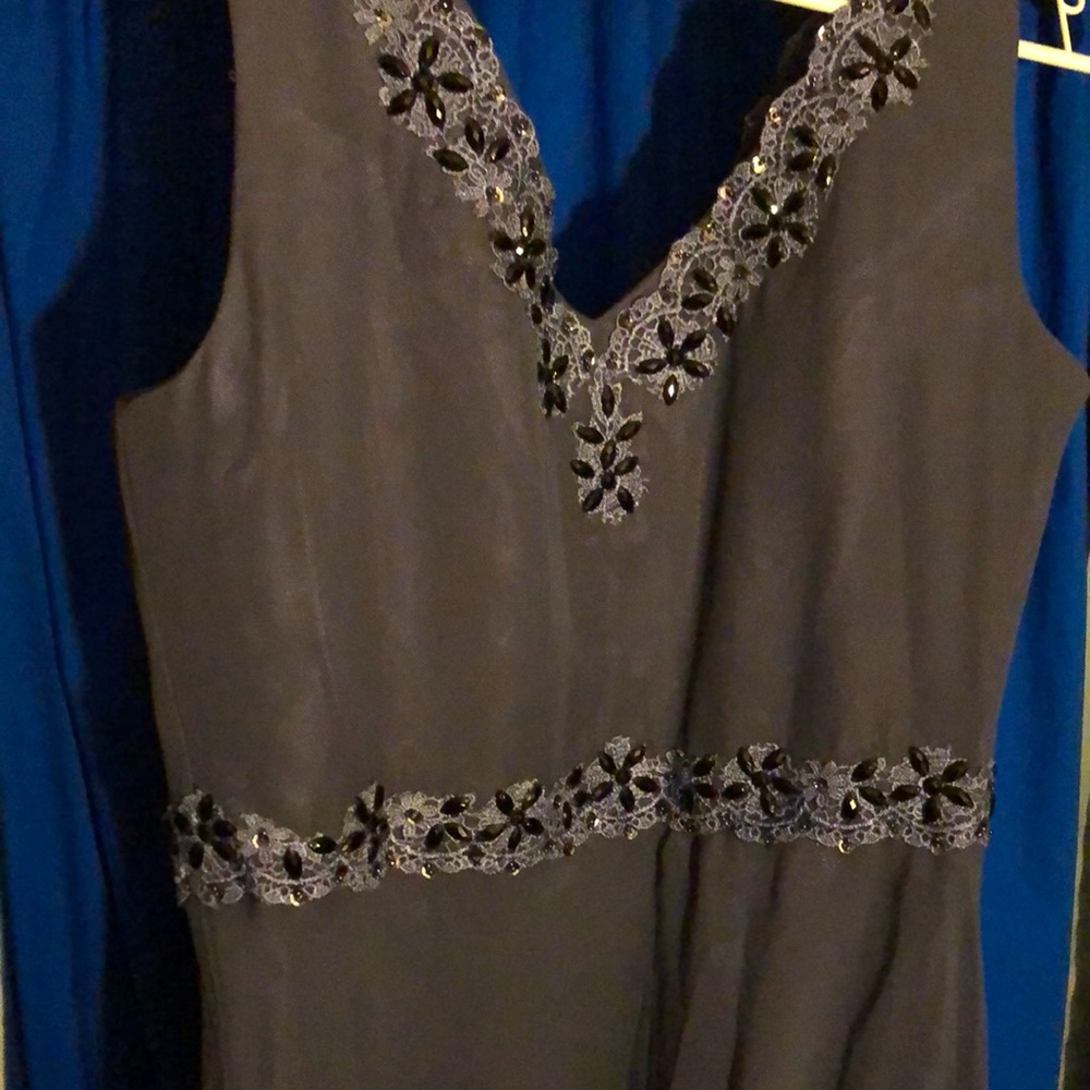 Beautiful dress dark Greyson bluish